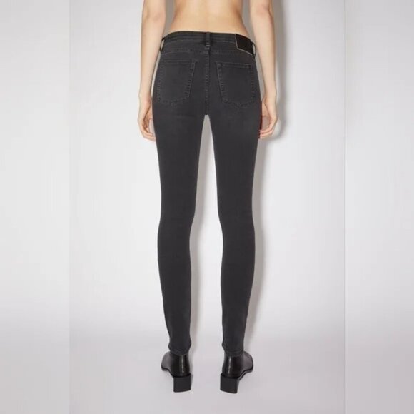 Acne Studios | Climb skinny fit jeans in used black - Picture 4 of 11